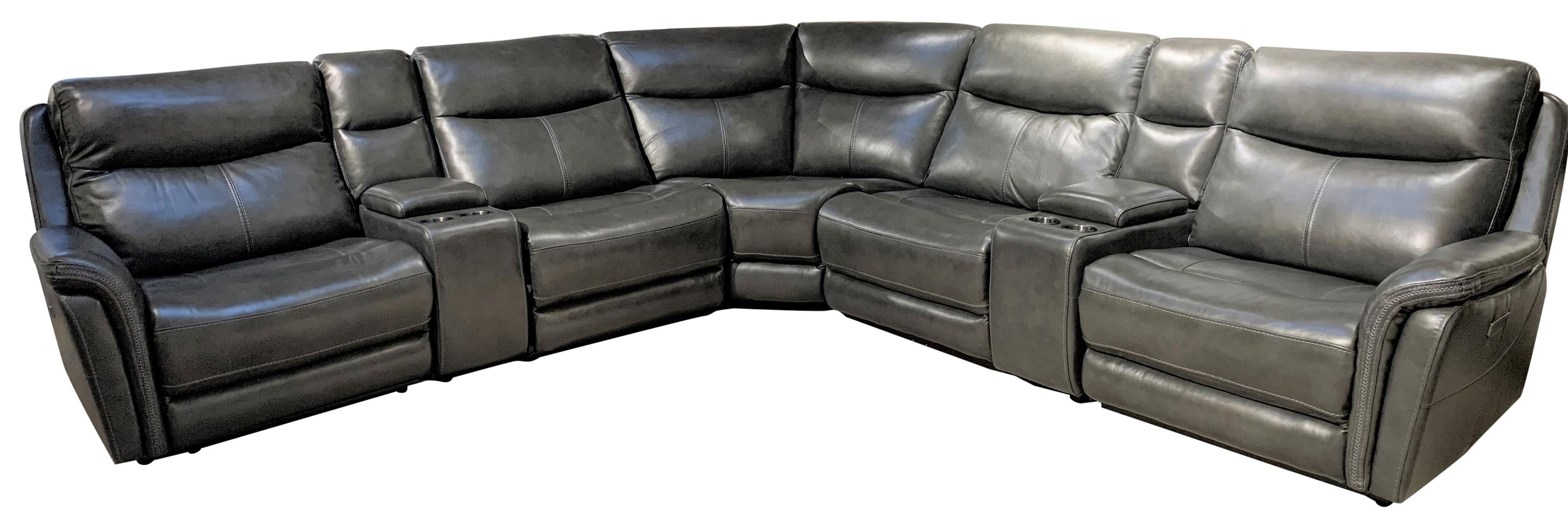 Leather In Motion Leather In Motion 7Piece Power Reclining Leather